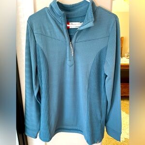 WOMEN'S QUARTER-ZIP MOCK NECK SWEATER